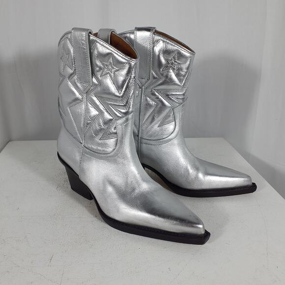 Paris Texas 'Texas Star' Cowboy Boots Size 6 - Picture 3 of 6